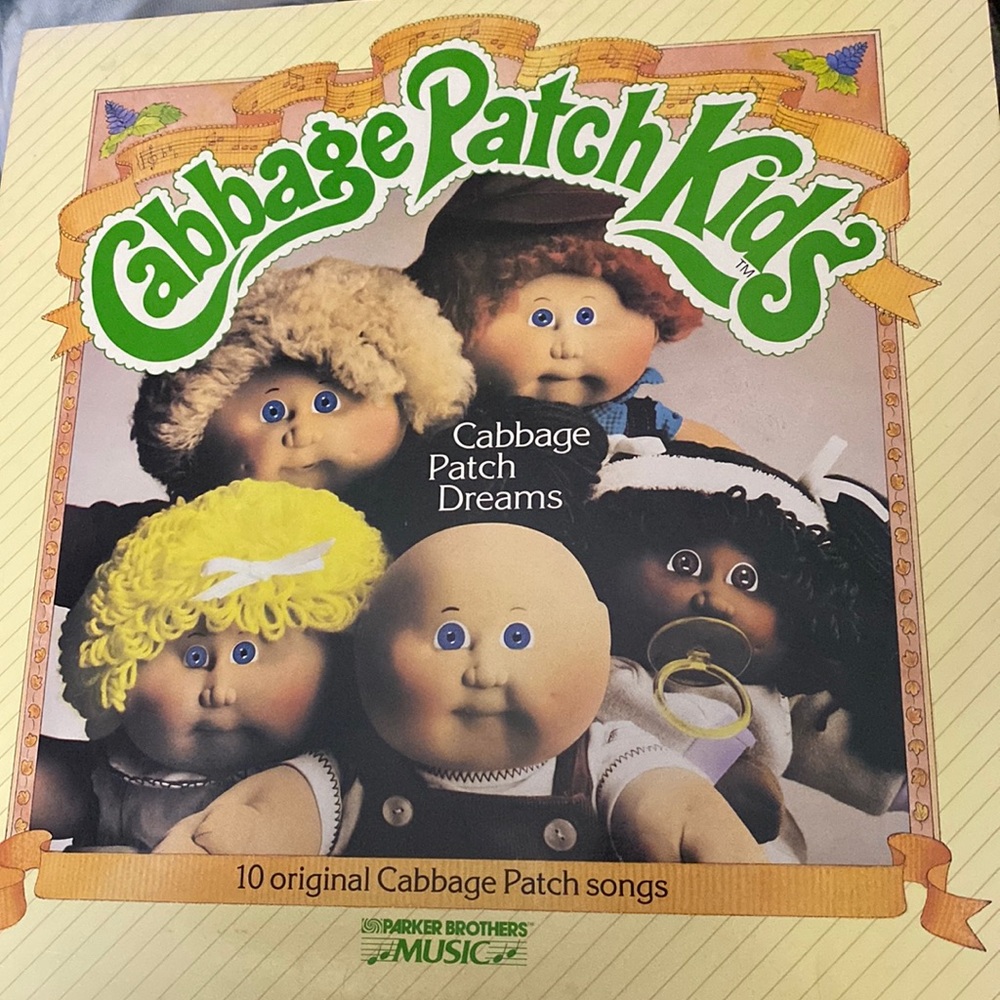 Vintage Cabbage Patch Kids Record Parker Brothers Music published 1984